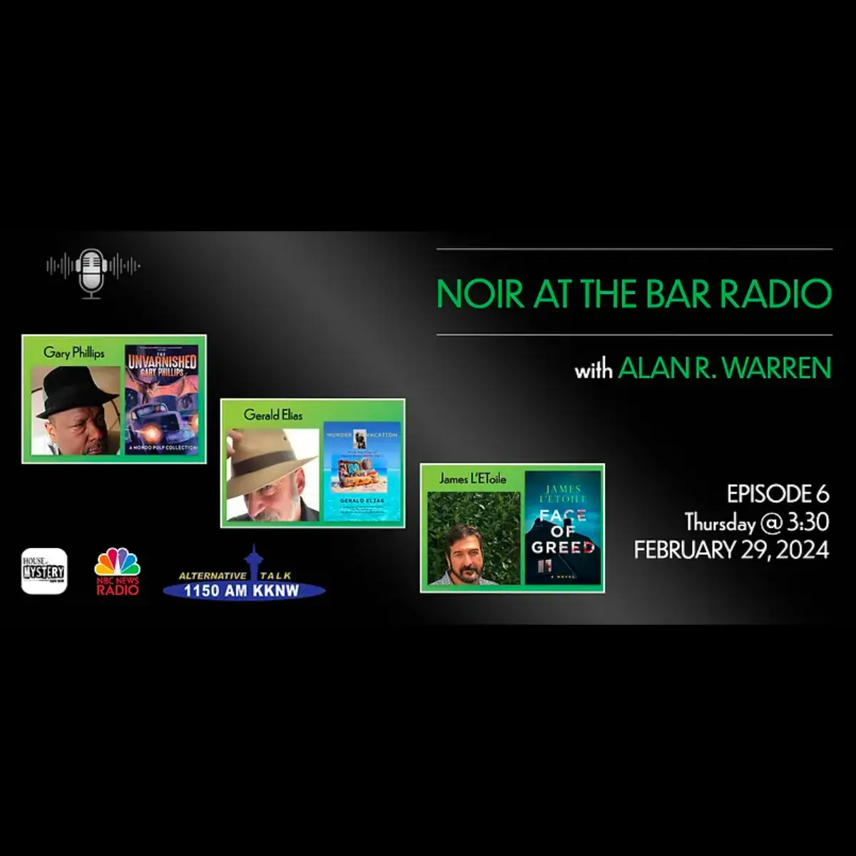 Noir at the Bar Radio, Episode 6, with Allen Warren