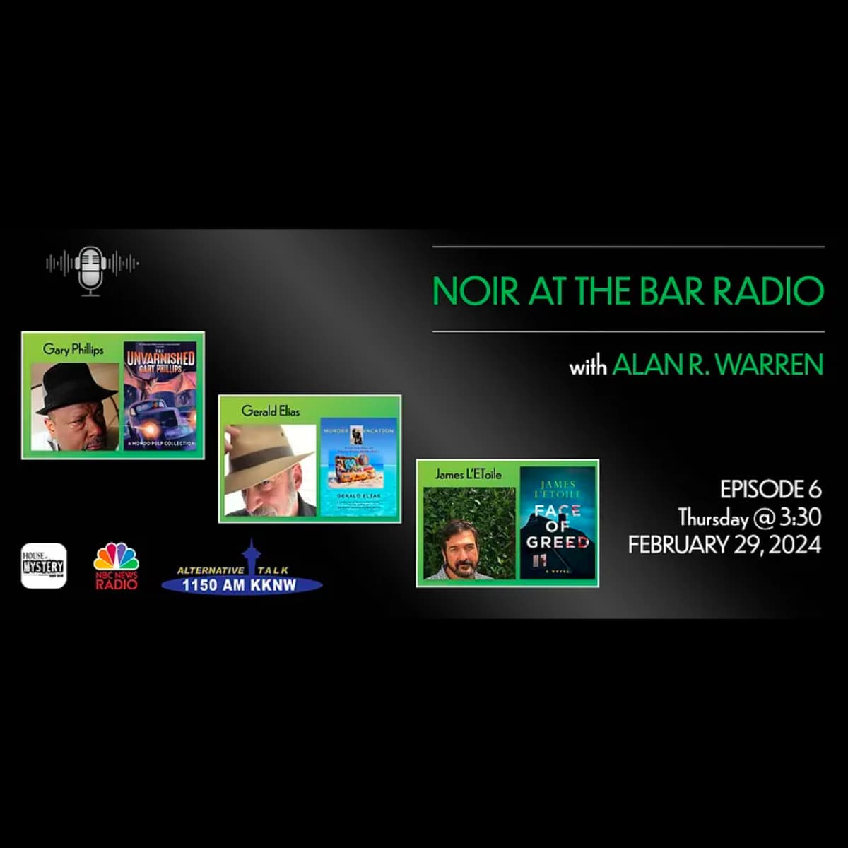 Noir at the Bar Radio, Episode 6, with Allen Warren